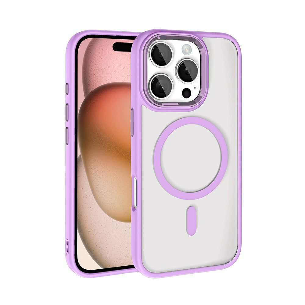 Cepax Chrome Magsafe iPhone 16 Pro Kablosuz Şarj Özellikli Silikon Telefon Kılıfı - 1 Cepax Chrome Magsafe iPhone 16 Pro Kablosuz Şarj Özellikli Silikon Telefon Kılıfı - 1